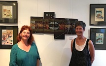 Ajaccio : Odile Pierron et Pippa Keawmanee-Dieudonné à la "Galerie aux Arts, etc"