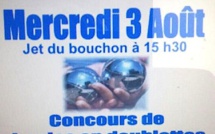 Concours de boules à Alandu