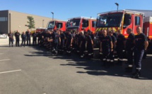 Canadair absents : Les pompiers de la Drôme renforcent leurs homologues insulaires