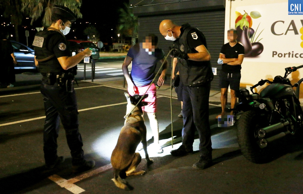 Contrôle drogue gendarmerie Ajaccio