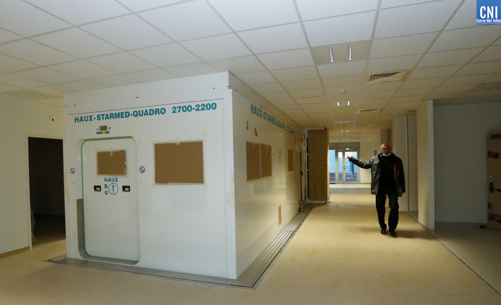 Visite nouvel hôpital d'Ajaccio
