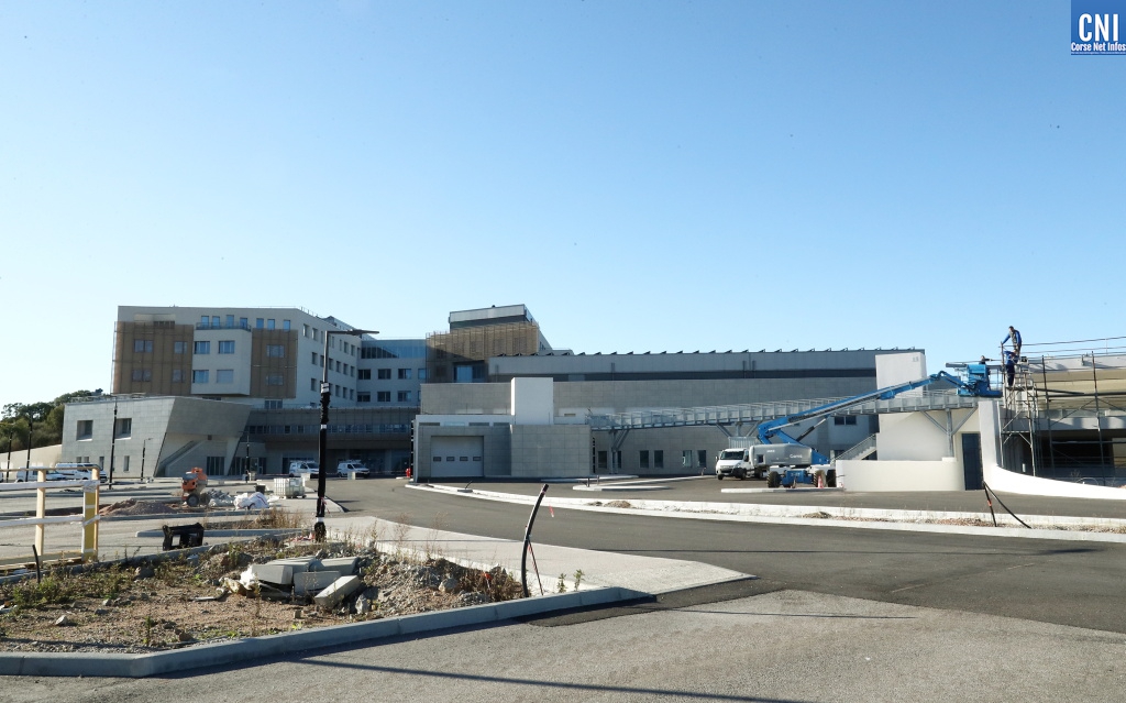 Visite nouvel hôpital d'Ajaccio