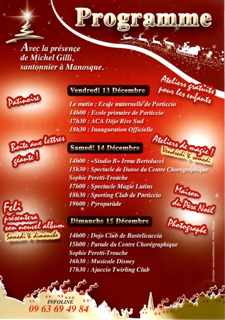 afficheprogramme marché de noel