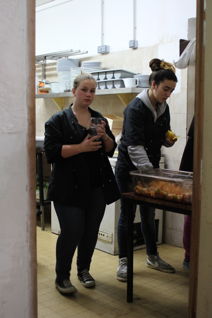 restaurant éphémère de s élèves de l'EREA 012