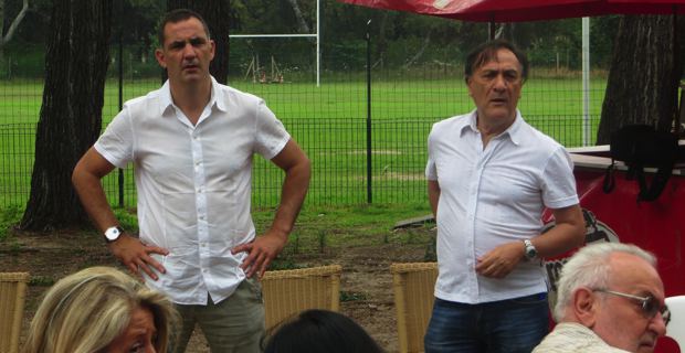 Gilles Simeoni, leader d'Inseme, et Raymond Meï, trésorier