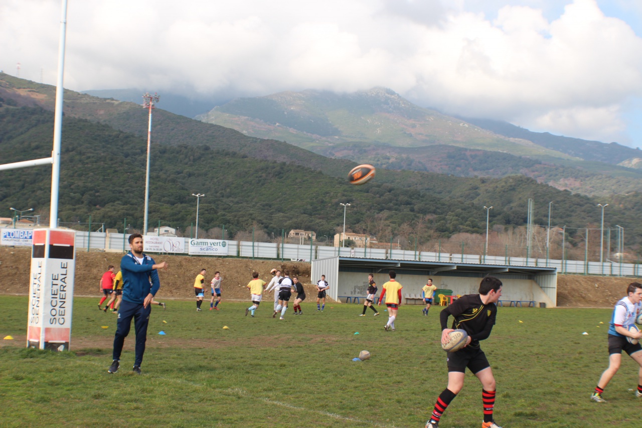 Stage U16 Corse avec France 7