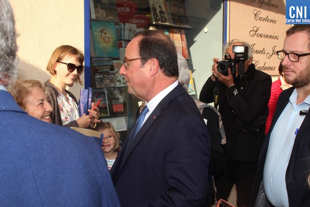 François Hollande à L'Ile-Rousse
